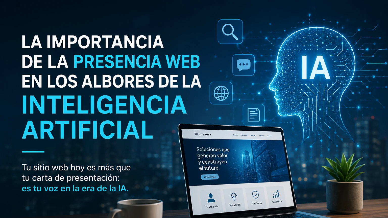 La presencia web en los albores de la inteligencia artificial